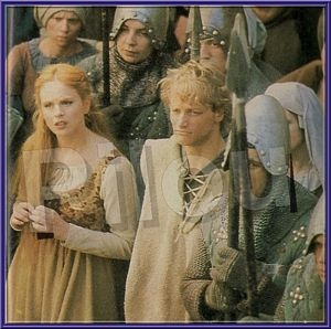 Catherine et Arnaud devant le bûcher de Jeanne d‘Arc